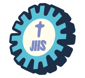 Logo Yeshua - ícone colorido (azul claro, azul escuro, branco, roxo claro)